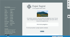 Desktop Screenshot of espaisagrat.org