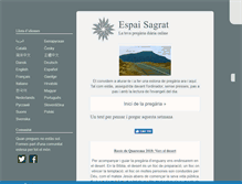 Tablet Screenshot of espaisagrat.org